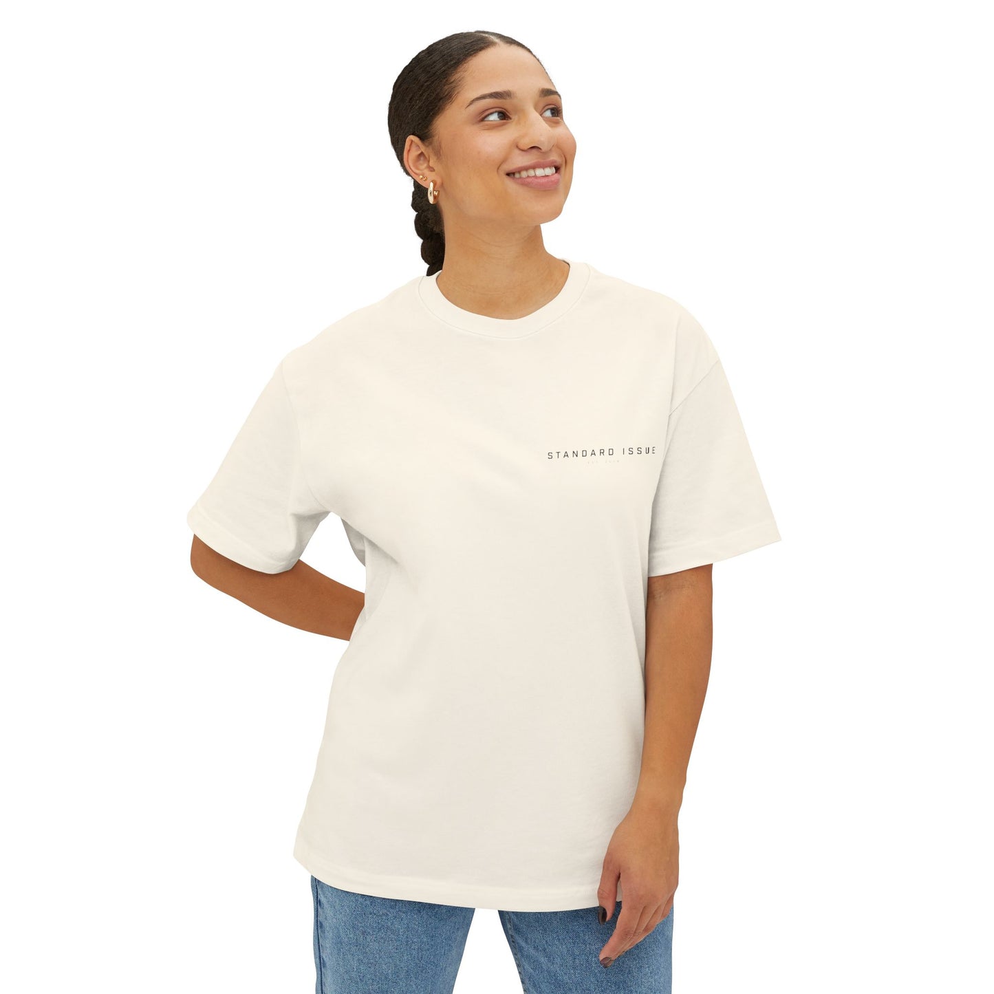 do less. unisex oversized boxy tee