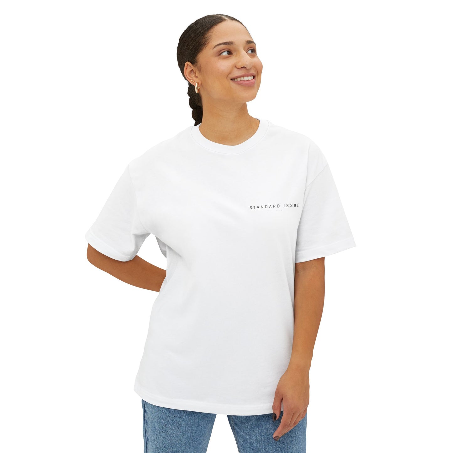 good enough. unisex oversized boxy tee